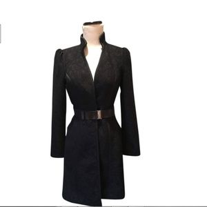 White House Black Market lace coat XS